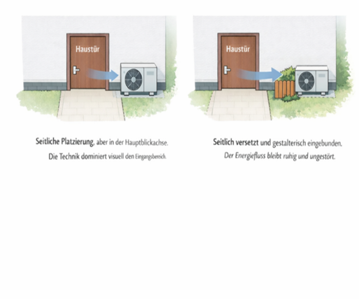 Wärmepumpe aus Feng-Shui-Sicht