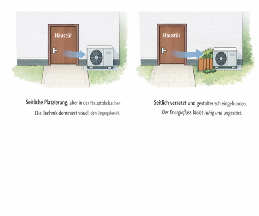 Wärmepumpe aus Feng-Shui-Sicht